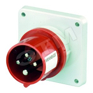 Вилка панельная приборная 32А 3Р+E IP44 (819)