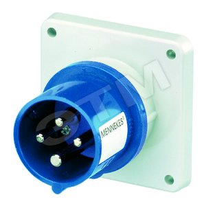 Вилка панел. приб. 32А 3Р+E IP44 838 MENN