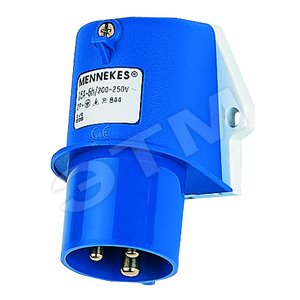 Вилка настен. приб. 16А 2Р+E IP44 844 MENN