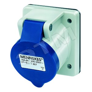 Розетка панельная 16А 2Р+E IP44 (857) - Mennekes
