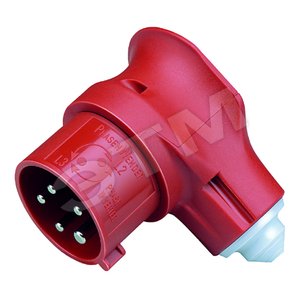Вилка-фазоинв. каб. углов. 16А 3Р+N+E IP44 859 MENN - Mennekes