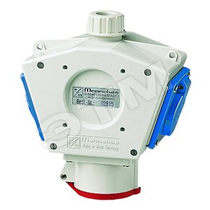 комбинация розеток DELTA-BOX 2 розетки SCHUKO 16А2 - Mennekes