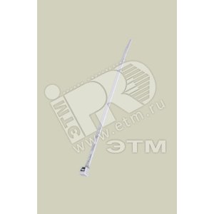 Стяжка для внутреннего монтажа 4.8x188 ПА 6.6 (100шт) серый RAL7035 - UNEX