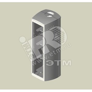 Модуль 4 мех. колонна диам. 50 серый RAL7035 80 ПВХ (50124) - UNEX