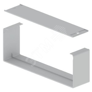 Накладка на стык U23X, 100x300 мм, серый RAL7035 - UNEX