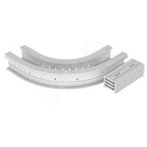 Угол плоский 90 U23X, 135х200 мм, R300, серый RAL7035 - UNEX