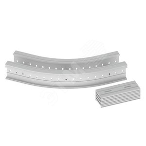 Угол плоский 45 U23X, 135х200 мм, серый RAL7035, R600 (67237-04) - UNEX