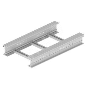 Лоток лестничный U23X, 135х500 мм, серый RAL7035 (67520-04) - UNEX
