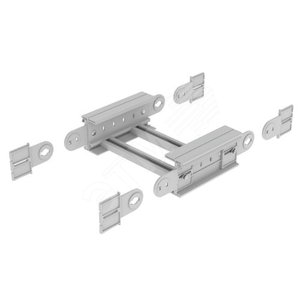 Угол вертикальный регулируемый U23X, 135х500 мм, серый RAL7035 (67532-04) - UNEX