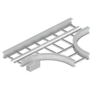 Отвод Т-образный U23X, 135х500 мм, R600, серый RAL7035 - UNEX