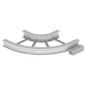 Угол плоский 90 U23X, 135х600 мм, R300, серый RAL7035 - UNEX