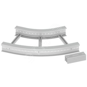 Угол плоский 45 U23X, 135х600 мм, серый RAL7035, R600 - UNEX