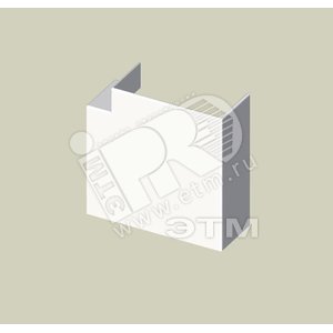 Угол плоский белоснежно-белый 40x110 ПВХ - UNEX