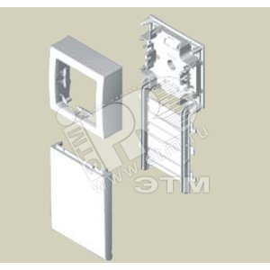 Адаптер 1 мех. Simon*73 Loft белосн. белый  ПВХ (80882-2) - UNEX