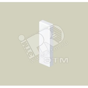 Заглушка белоснежно-белый 50x80 ПК+АБС - UNEX