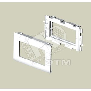Адаптер 4 мод. Mosaic*45 белосн. белый 65 ПК+АБС - UNEX