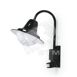 Светильник AVS21.4 (НБУ) 100w E27 IP23 черный ИК-датчик - Ensto