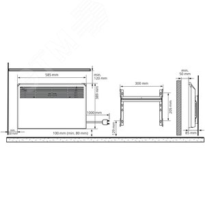 Конвектор электрический FinnHeat 500 Вт 3