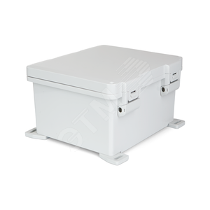 Корпус PolyBox 223x172x134 мм, петли, защелки, серая крышка, PC, IP66 / IP68 / IP69 - Ensto