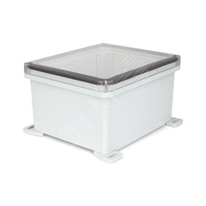 Корпус PolyBox 223 х 172 х 134 мм, 4 винта, прозрачная крышка, PC, IP66 / IP68 / IP69 - ЭНСТО-Рус