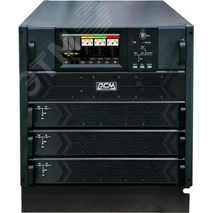 Источник бесперебойного питания Online Vanguard 45000 Ва/ 45000Вт 3/3 без АКБ Tower 3 Фазы/ Нейтраль/ Заземление RS232 / RS485 / USB / Сухие контакты / Слот для SNMP (1193968) - Powercom