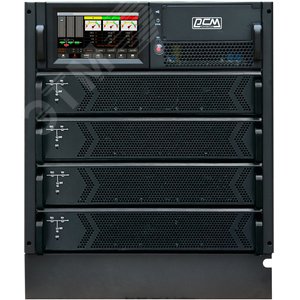 Источник бесперебойного питания Online Vanguard 40000 Ва/ 40000Вт 3/3 без АКБ Tower 3 Фазы/ Нейтраль/ Заземление RS232 / RS485 / USB / Сухие контакты / Слот для SNMP (1795545) - Powercom