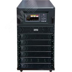 Источник бесперебойного питания Online Vanguard 60000 Ва/ 60000Вт 3/3 без АКБ Tower 3 Фазы/ Нейтраль/ Заземление RS232 / RS485 / USB / Сухие контакты / Слот для SNMP (1193965) - Powercom