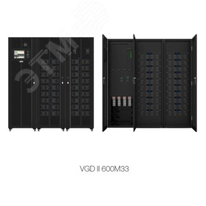 Источник бесперебойного питания Online Vanguard 600000 Ва/ 600000Вт 3/3 без АКБ Tower 3 Фазы/ Нейтраль/ Заземление RS232 / RS485 / USB / Сухие контакты / Слот для SNMP (1193960) - Powercom
