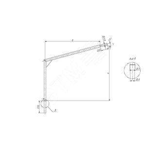 Кронштейн 2.К1-0.5-1.5-Ф1-ц (ТАНС.41.1254.000) - OPORA ENGINEERING