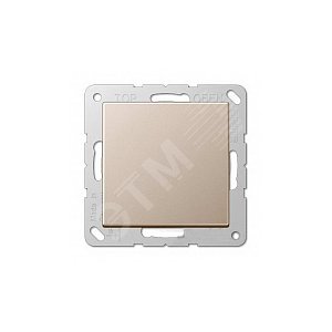 Розетка штепсельная SCHUKO 16A 250V с защитой от влажности шампань - JUNG