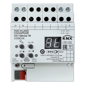 KNX Шлюз DALI TW (2099REGHE) - JUNG