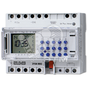 KNX/EIB-таймер годовой, 16-ти канальный (2156REG) - JUNG