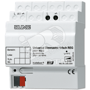 KNX/EIB-диммер освещения универсальный, одноканальный - JUNG