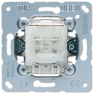 Выключатель самовозвратный 1-клавишный (перекрестный). Механизм. 10A 250V - JUNG