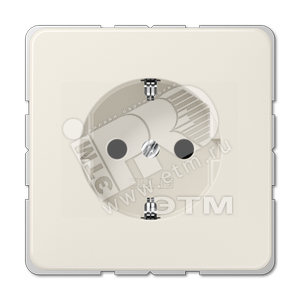 Розетка штепсельная SCHUKO 16A 250V слоновая кость (520ZBF) - JUNG