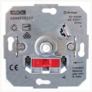 Диммер роторный LED с роторным ВКЛ/ВЫКЛ - JUNG