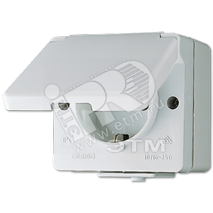 Розетка штепсельная SCHUKO накладная IP44 - JUNG