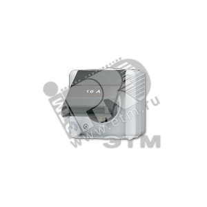 Розетка штепсельная SCHUKO 16А 250V с защитой от детей и полем для надписи IP44 - JUNG