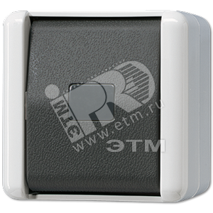 Кнопка без фиксации 10AX 250V 1НО накладная IP44 - JUNG