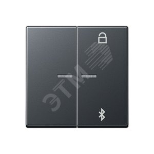 Таймер универсальный Bluetooth для LB вставки  жалюзи  /  освещение . Серия A500  Материал- термопласт  Цвет- матовый антрацит - JUNG