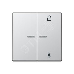 Таймер универсальный Bluetooth для LB вставки  жалюзи  /  освещение . Серия A500  Материал- дуропласт  Цвет- алюминий (A1751BTAL) - JUNG