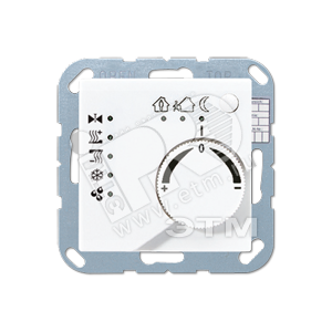 KNX-регулятор с ручкой для установки температуры  белый - JUNG