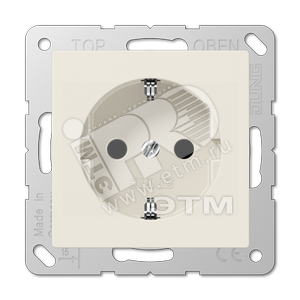 Розетка штепсельная SCHUKO 16A 250V термопласт слоновая кость (A520BF) - JUNG
