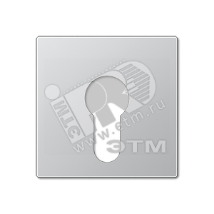 Крышка для выключателя с замком  алюминий