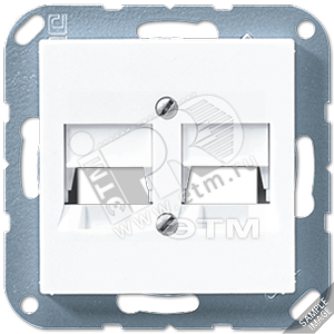 Крышка для 2-x модульных гнезд AMP 5KAT  слоновая кость (A569-25NWE)