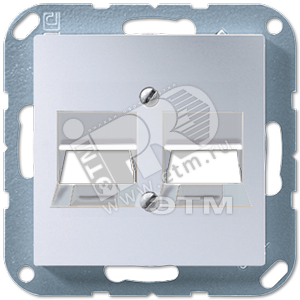 Крышка для модульных гнезд AMP 3  алюминий