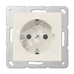 Розетка штепсельная SCHUKO 16A 250V слоновая кость - JUNG