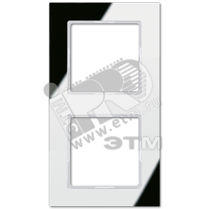 Рамка 2-я для горизонтальной/вертикальной установки  Серия- ACreation  Материал- стекло  Цвет- серебро (зеркало)