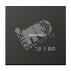 Клавиша короткого хода универсальная  антрацит