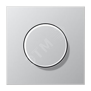 Накладка роторного диммера  Серия LS990  Материал- металл  Цвет- алюминий